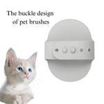 De - shedding Massage Pet Bath Brush for Dogs and Cats - GreenFur