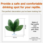 Decorative Terrarium Artificial Plants with Suction Cup for Reptile - GreenFur