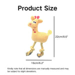 Deer Shape Cotton Rope Bite Resistant Squeaky Dog Plush Toy - GreenFur