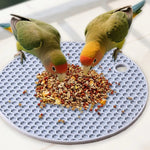 Deformation - Resistant Durable Silicone Bird Slow Feeder Mat - GreenFur