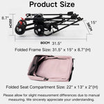 Deluxe Detachable Portable Foldable Pet Stroller with 4 Wheels - GreenFur
