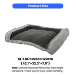 Deluxe Quilted Plush Bolster Dog Bed, XL Size - GreenFur