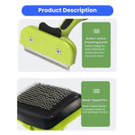 Dematting Tool Slicker Brush Nail File 6pcs Pet Grooming Kit - GreenFur