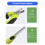 Dematting Tool Slicker Brush Nail File 6pcs Pet Grooming Kit - GreenFur