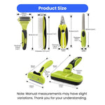 Dematting Tool Slicker Brush Nail File 6pcs Pet Grooming Kit - GreenFur