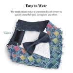 Denim Fringe Party Decorative Pet Bandana - GreenFur
