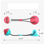 Dental Chew Food - Dispensing Suction Tug Toy for Dogs - GreenFur