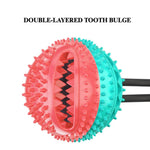 Dental Chew Food - Dispensing Suction Tug Toy for Dogs - GreenFur