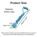 Dental Cleaning and Teeth Care Durable Cotton Rope Dog Toy - GreenFur
