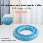 Dental Teething Cleaning Ring Design Dog Chew Toys - GreenFur