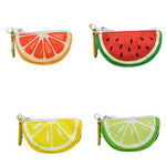 Designer Fruit - Shaped Pet Waste Zip Bag Dispenser with Carabiner - GreenFur