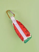 Designer Fruit - Shaped Pet Waste Zip Bag Dispenser with Carabiner - GreenFur