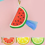 Designer Fruit - Shaped Pet Waste Zip Bag Dispenser with Carabiner - GreenFur
