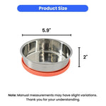 Detachable Anti - Slip Durable Stainless Steel Pet Bowl - GreenFur
