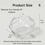 Detachable Clear Anti - Splash Durable PP Hamster Bathroom - GreenFur