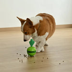 Detachable Green Radish Cactus Treat Dispensing Dog Tumble Toy - GreenFur