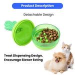 Detachable Green Radish Cactus Treat Dispensing Dog Tumble Toy - GreenFur