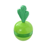 Detachable Green Radish Cactus Treat Dispensing Dog Tumble Toy - GreenFur