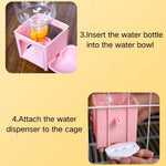 Detachable Hangable Plastic Pet Automatic Water Dispenser - GreenFur