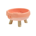 Detachable Inner Bowl Design Four - Paw Pig Snout PP Cat Bowl - GreenFur