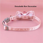 Detachable Lace Bowknot Cat Collar - GreenFur