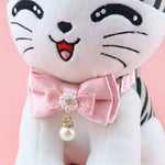Detachable Lace Bowknot Cat Collar - GreenFur