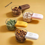 Detachable Moisture Proof Box Cat Dog Scale Spoon Pet Food Spoon - GreenFur