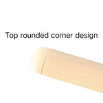 Detachable Pine Wood Bird Perch with Acrylic Suction Cup - GreenFur