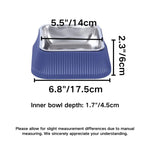 Detachable Stainless Steel Dog Bowl Pet Feeding Bowl - GreenFur