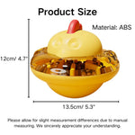 Detachable Teething Chicken Design Wobbly ABS Pet Treat Toy - GreenFur