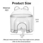 Detachable Transparent Ice - Compatible Durable PET Hamster House - GreenFur