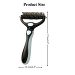 Detangling Pet Comb for Dogs and Cats Grooming - GreenFur