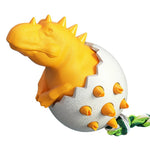 Dinosaur Eggs Dog Chew Toys Teething Cleaning Pet Toy - GreenFur