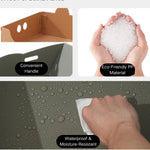 Disposable Monthly Use Eco - Friendly PP Material Cat Toilet Litter Box - GreenFur
