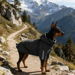 Dog All Season Jacket Rain and Shine Convertible Outdoor Coat with Detachable Hood Reflective Strips - GreenFur