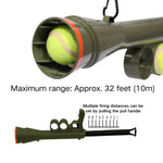 Dog Ball Launcher Pets 24 - Inch Thrower Comes with 2 Tennis Balls - GreenFur