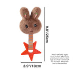 Dog Bunny Toy Squeaky Plush Pet Dog Toy - GreenFur