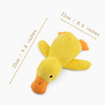 Dog Calming Duck Plush Toy with Quacking Sound - GreenFur