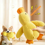 Dog Calming Duck Plush Toy with Quacking Sound - GreenFur