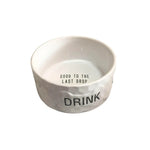 Dog Cat White Ceramic Material Food Water Pet Bowl - GreenFur