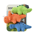 Dog Dinosaur Plush Toy Bundle Play Gift Set - GreenFur