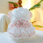 Dog Dresses Pet Clothes Summer Dog Costumes Pet Wedding Skirt Cat Apparel - GreenFur
