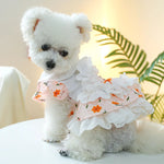 Dog Dresses Pet Clothes Summer Dog Costumes Pet Wedding Skirt Cat Apparel - GreenFur