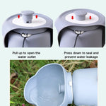 Dog Drinking Cup Outdoor Foldable Portable Pet Water Cup Hanging Travel Cup - GreenFur