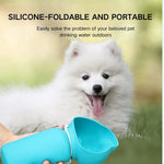 Dog Drinking Cup Outdoor Foldable Portable Pet Water Cup Hanging Travel Cup - GreenFur