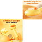 Dog Grooming Brush with Duck Design - GreenFur