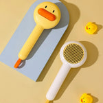 Dog Grooming Brush with Duck Design - GreenFur
