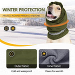 Dog Hat and Neck Warmer Set for Winter Outdoor Protection - GreenFur