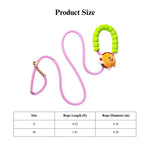 Dog Leash Cartoon Style with P Rope Design - GreenFur