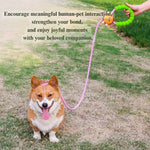 Dog Leash Cartoon Style with P Rope Design - GreenFur